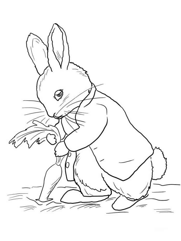 Desenho gratuito Peter Rabbit #188233 da colecao Personagens de Desenhos Animados para imprimir