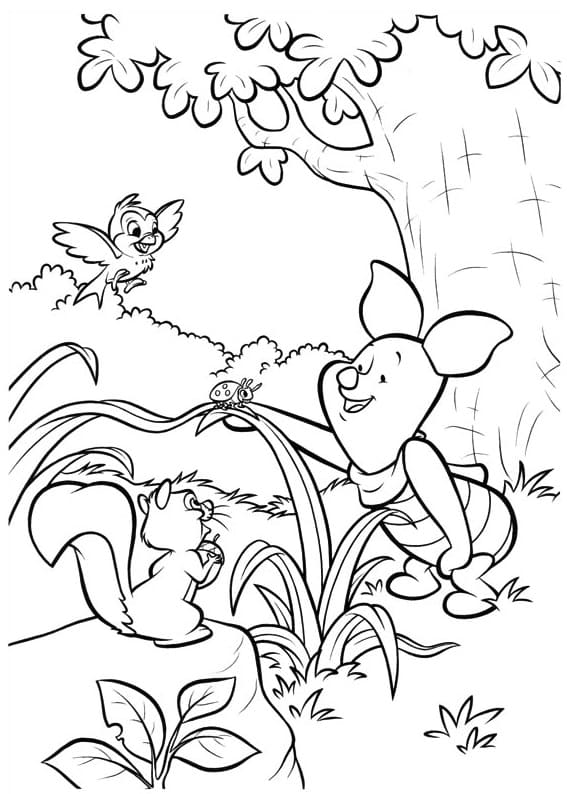 Desenho de Piglet #209497 para colorir, da coleção Personagens de Desenhos Animados, imprimível grátis Desenho de Piglet #209497 para colorir, da coleção Personagens de Desenhos Animados, imprimível grátis