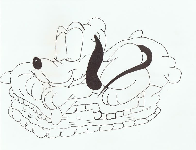 Desenho gratuito Pluto #197061 da colecao Personagens de Desenhos Animados para imprimir Desenho gratuito Pluto #197061 da colecao Personagens de Desenhos Animados para imprimir