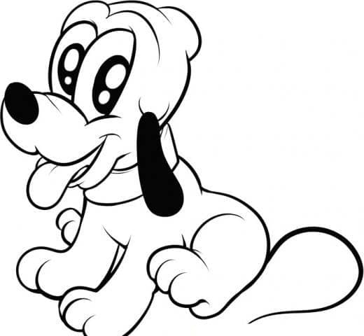 Linda página de Pluto #197069 para colorir, da coleção Personagens de Desenhos Animados, baixe grátis Linda página de Pluto #197069 para colorir, da coleção Personagens de Desenhos Animados, baixe grátis
