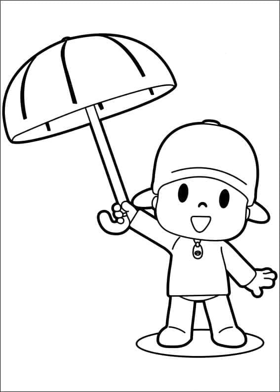 Página para colorir: Pocoyo (Personagens de Desenhos Animados) #195268 - Páginas para Colorir Imprimíveis Gratuitamente