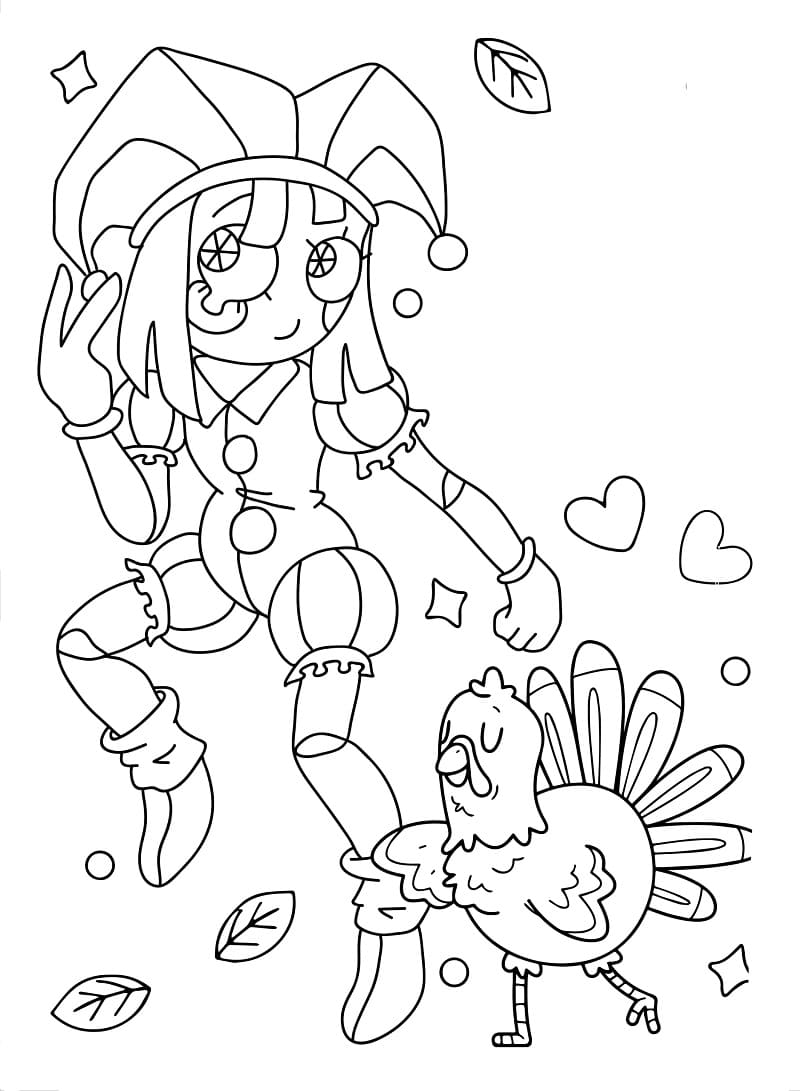 Desenho gratuito Pomni #218264 da colecao Personagens de Desenhos Animados para imprimir