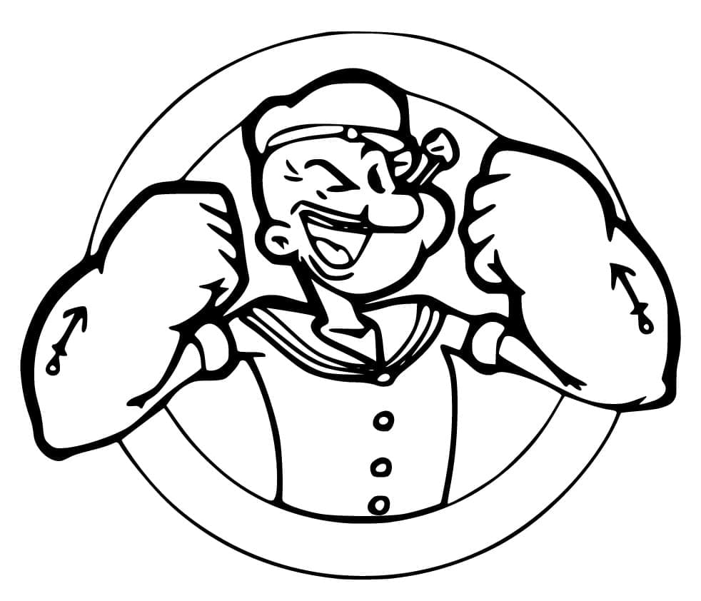 Desenho gratuito Popeye #205974 da colecao Personagens de Desenhos Animados para imprimir