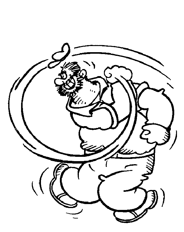 Desenho gratuito Popeye #84736 da colecao Personagens de Desenhos Animados para imprimir