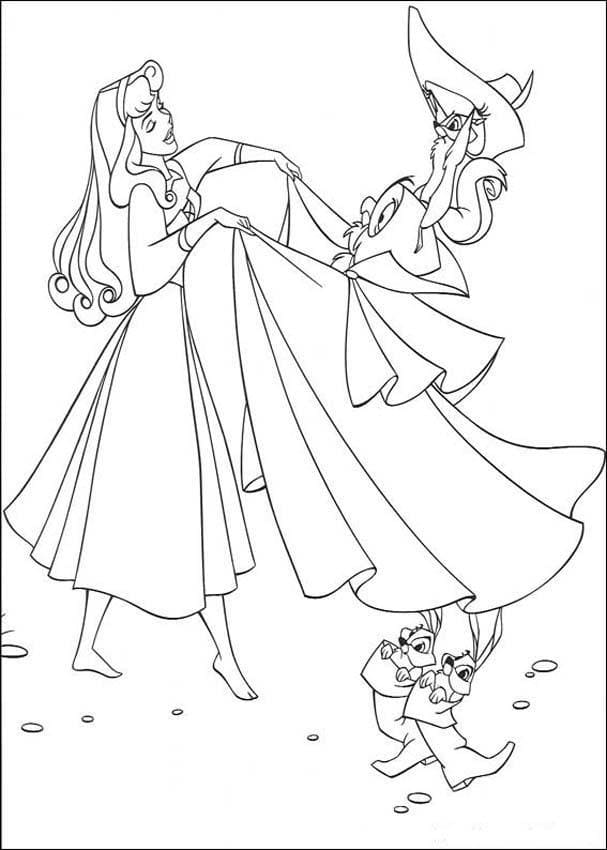 Desenho gratuito Princess Aurora #181921 da colecao Personagens de Desenhos Animados para imprimir