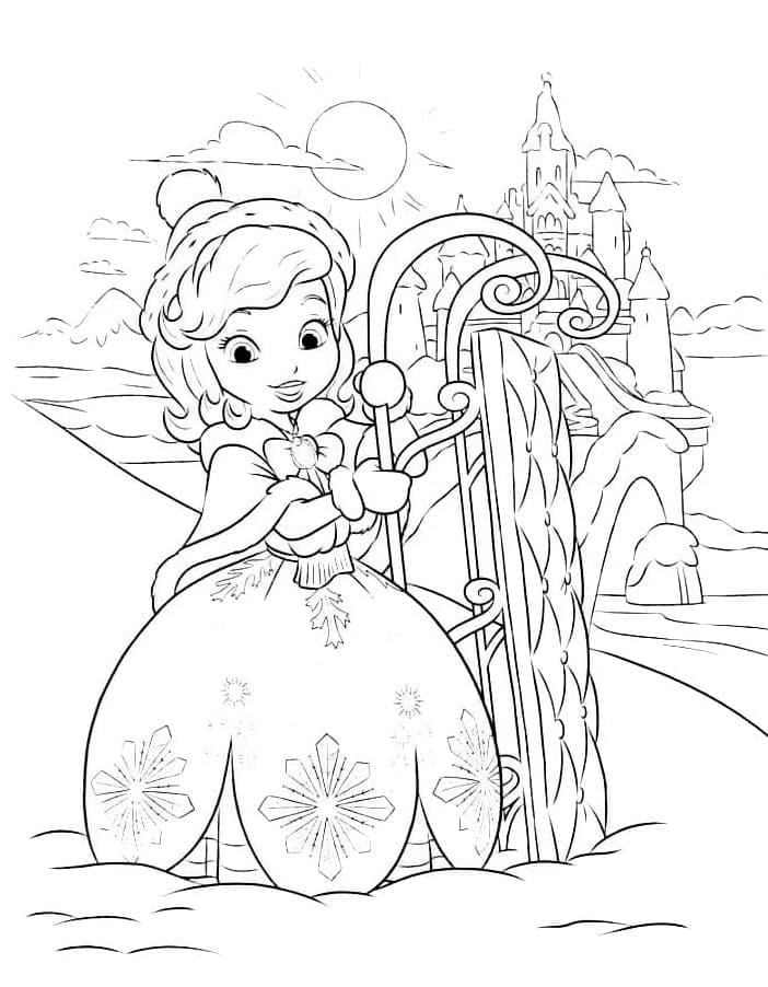 Desenho gratuito Princess Sofia #182043 da colecao Personagens de Desenhos Animados para imprimir