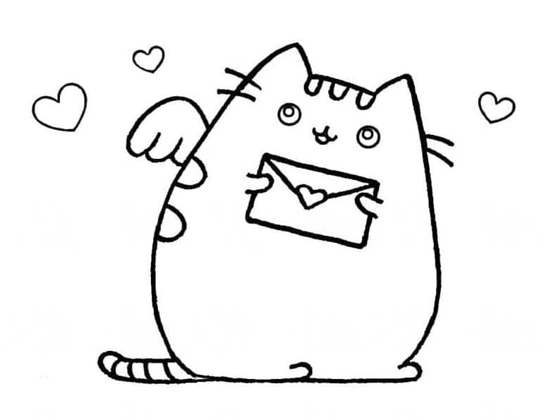 Desenho gratuito Pusheen #188468 da colecao Personagens de Desenhos Animados para imprimir
