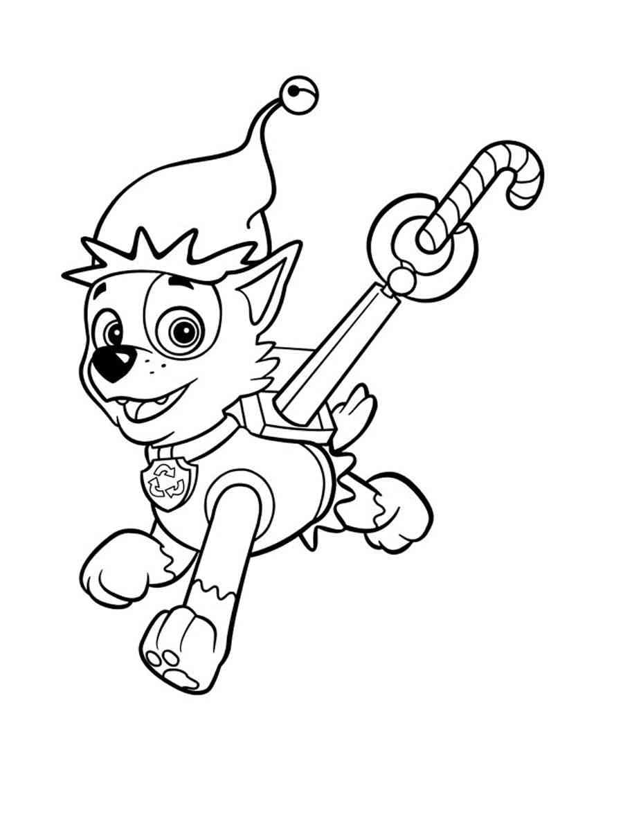 Página para colorir: Rocky PAW Patrol (Personagens de Desenhos Animados) #181716 - Páginas para Colorir Imprimíveis Gratuitamente