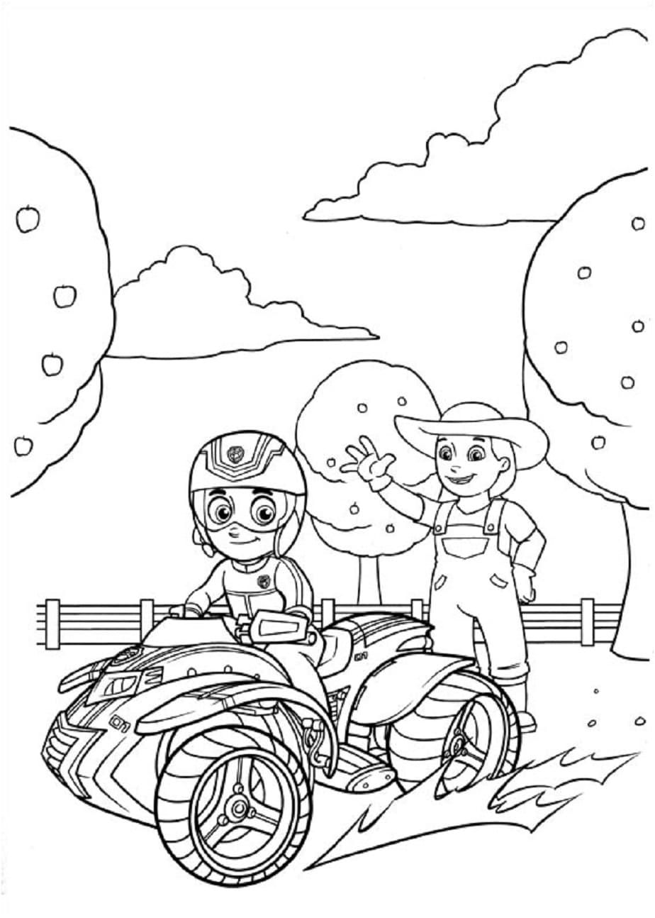 Desenho gratuito Ryder PAW Patrol #181780 da colecao Personagens de Desenhos Animados para imprimir