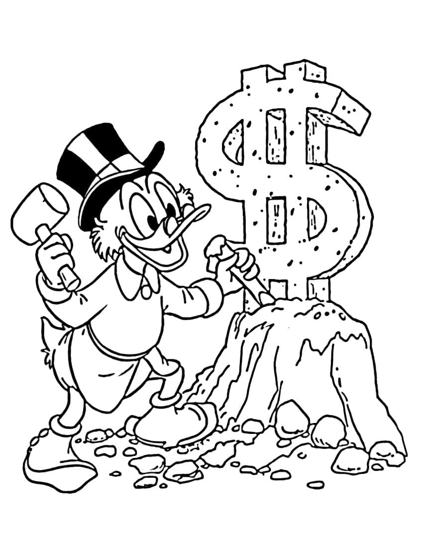 Desenho gratuito Scrooge McDuck #199850 da colecao Personagens de Desenhos Animados para imprimir