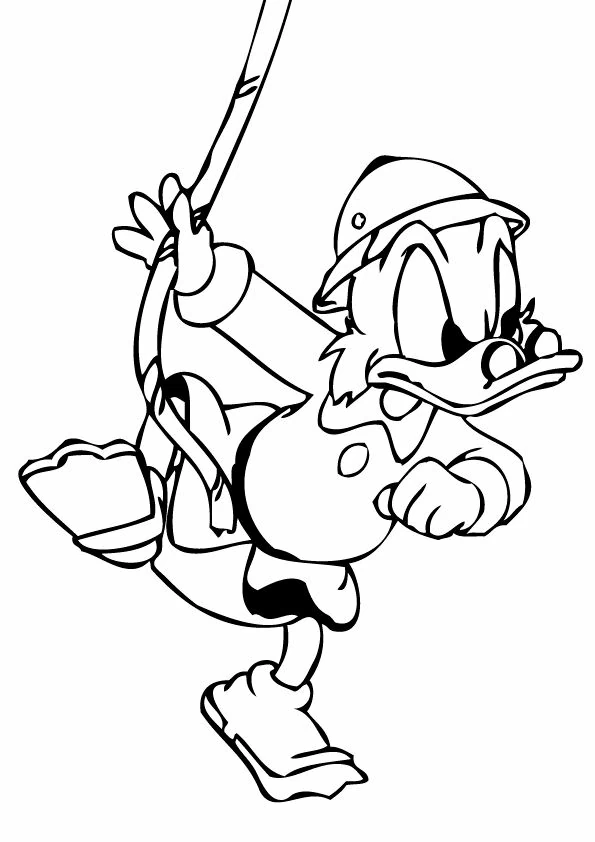 Página para colorir: Scrooge McDuck (Personagens de Desenhos Animados) #31769 - Páginas para Colorir Imprimíveis Gratuitamente