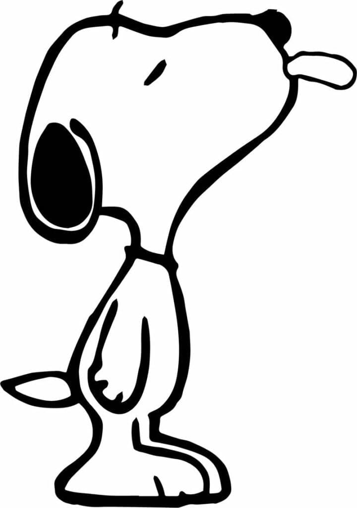 Desenho gratuito Snoopy #202877 da colecao Personagens de Desenhos Animados para imprimir