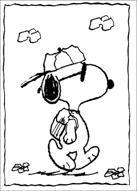Desenho gratuito Snoopy #202907 da colecao Personagens de Desenhos Animados para imprimir