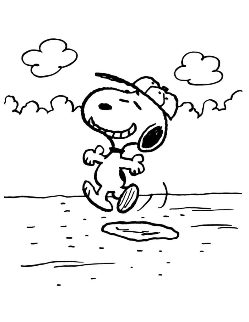 Desenho gratuito Snoopy #202927 da colecao Personagens de Desenhos Animados para imprimir