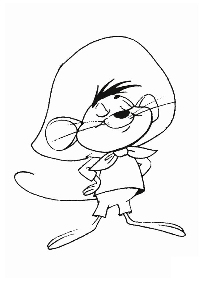 Página para colorir de Speedy Gonzales #205204 pertencente à coleção Personagens de Desenhos Animados Página para colorir de Speedy Gonzales #205204 pertencente à coleção Personagens de Desenhos Animados