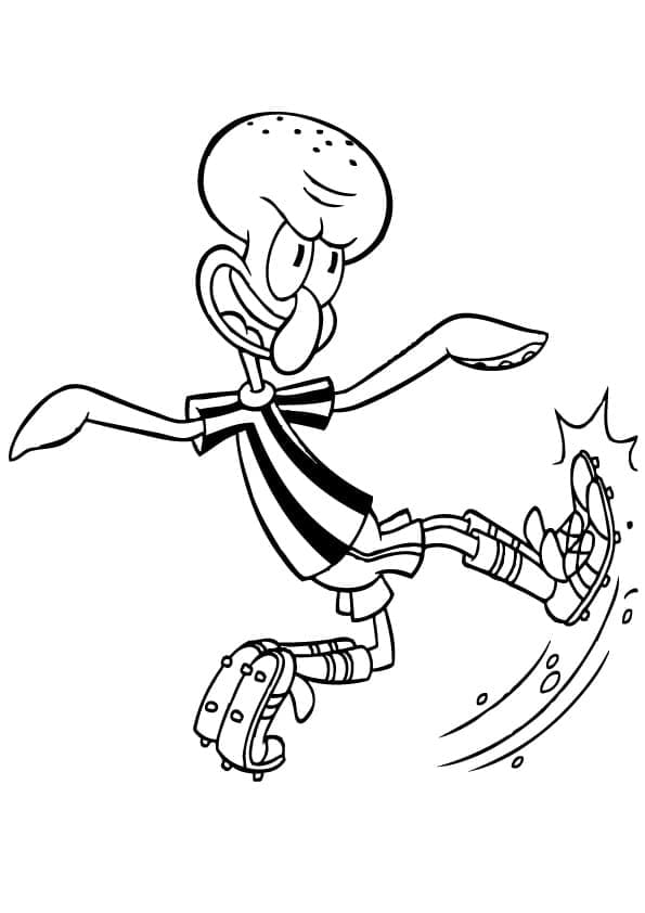 Desenho gratuito Squidward Tentacles #220569 da colecao Personagens de Desenhos Animados para imprimir