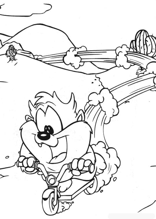 Desenho gratuito Taz #209794 da colecao Personagens de Desenhos Animados para imprimir