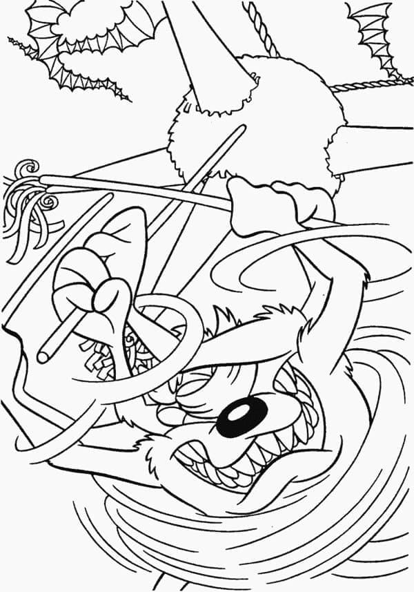 Linda página de Taz #209801 para colorir, da coleção Personagens de Desenhos Animados, baixe grátis Linda página de Taz #209801 para colorir, da coleção Personagens de Desenhos Animados, baixe grátis
