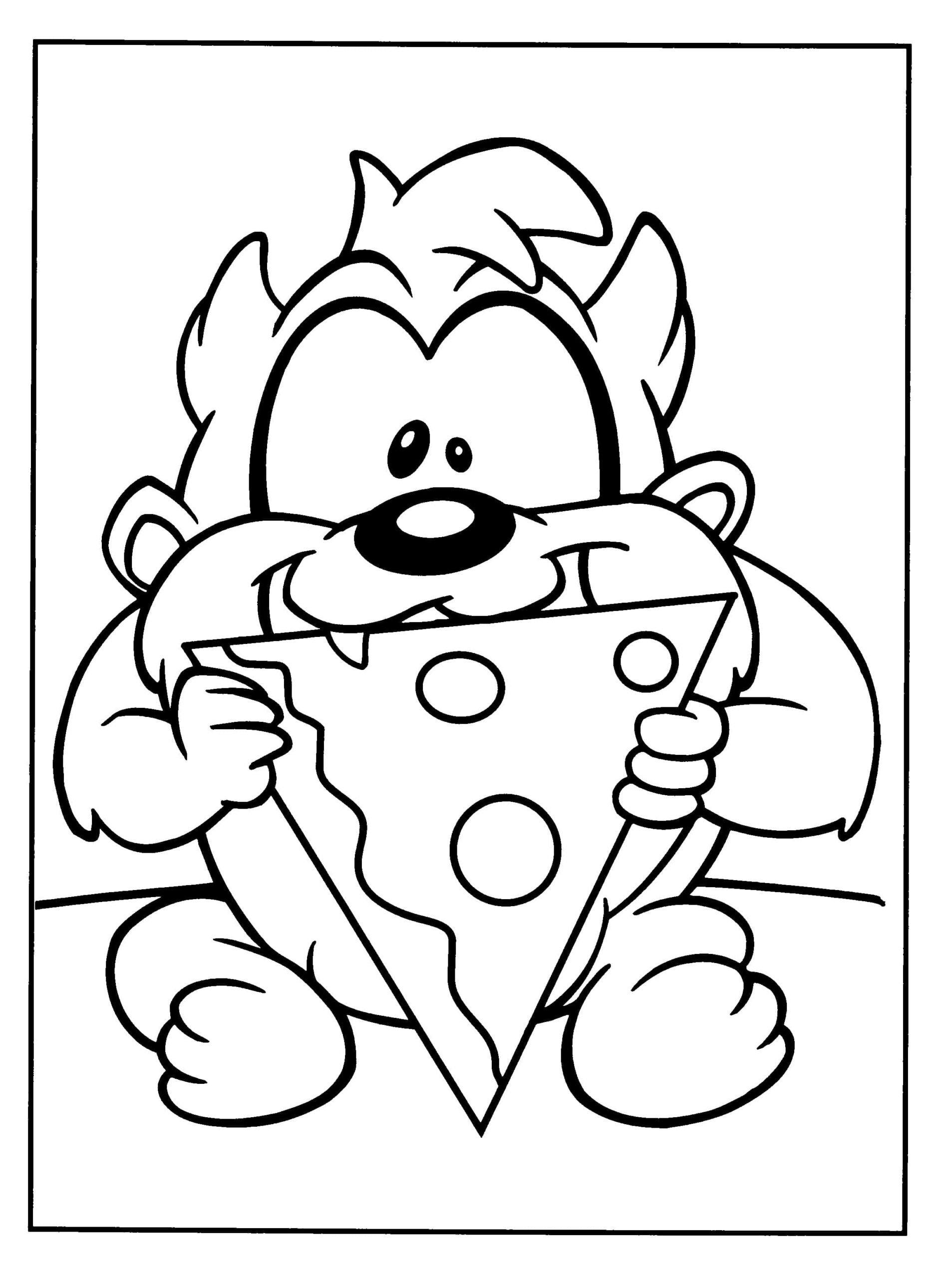 Desenho gratuito Taz #209814 da colecao Personagens de Desenhos Animados para imprimir