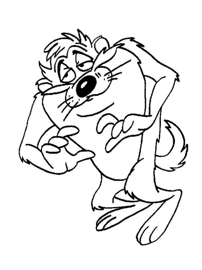 Desenho gratuito Taz #209822 da colecao Personagens de Desenhos Animados para imprimir