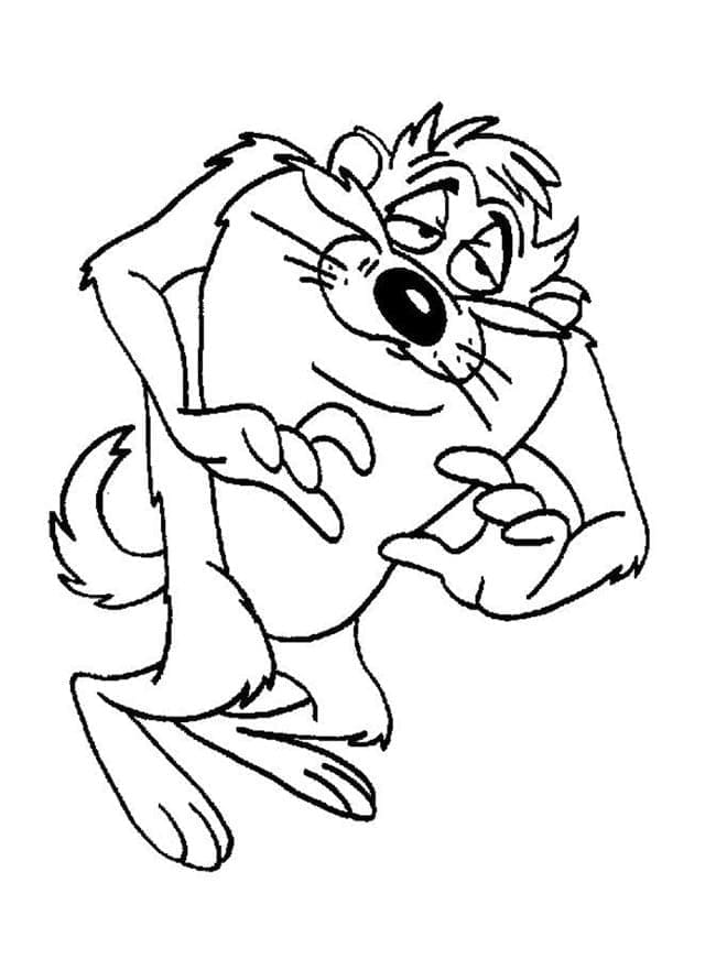 Desenho gratuito Taz #209823 da colecao Personagens de Desenhos Animados para imprimir