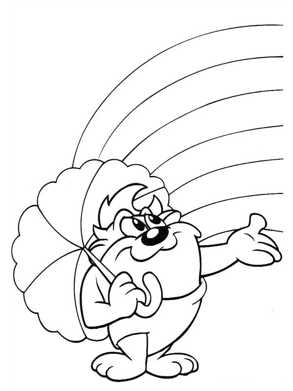 Desenho gratuito Taz #30936 da colecao Personagens de Desenhos Animados para imprimir