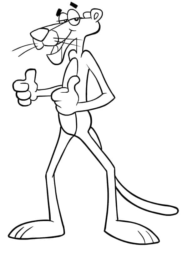 Desenho gratuito The Pink Panther #203285 da colecao Personagens de Desenhos Animados para imprimir