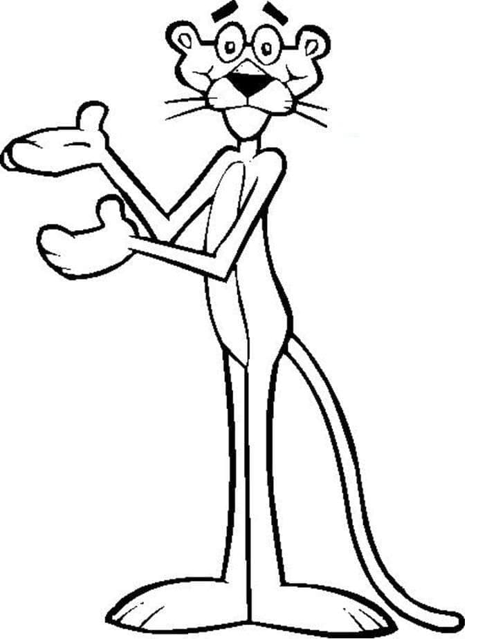 Ilustração de The Pink Panther #203291 para colorir, parte da coleção Personagens de Desenhos Animados