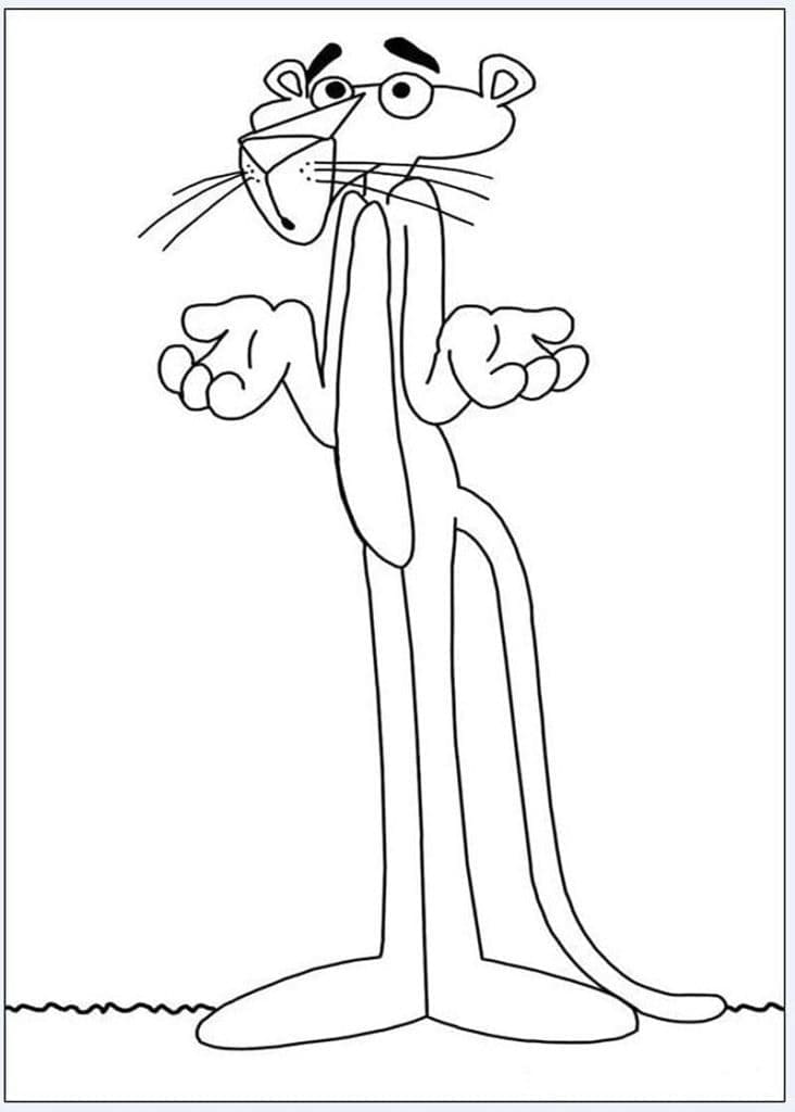 Desenho gratuito The Pink Panther #203302 da colecao Personagens de Desenhos Animados para imprimir