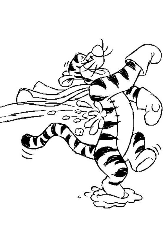 Desenho gratuito Tigger #188241 da colecao Personagens de Desenhos Animados para imprimir