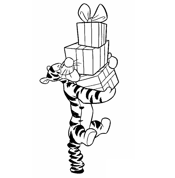 Desenho gratuito Tigger #188242 da colecao Personagens de Desenhos Animados para imprimir