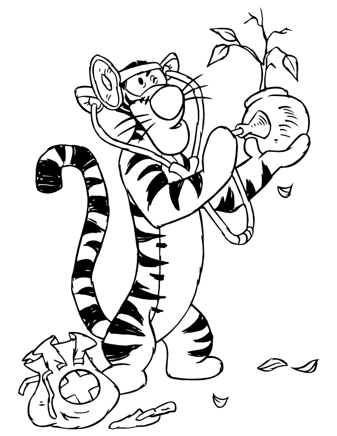 Desenho gratuito Tigger #188247 da colecao Personagens de Desenhos Animados para imprimir