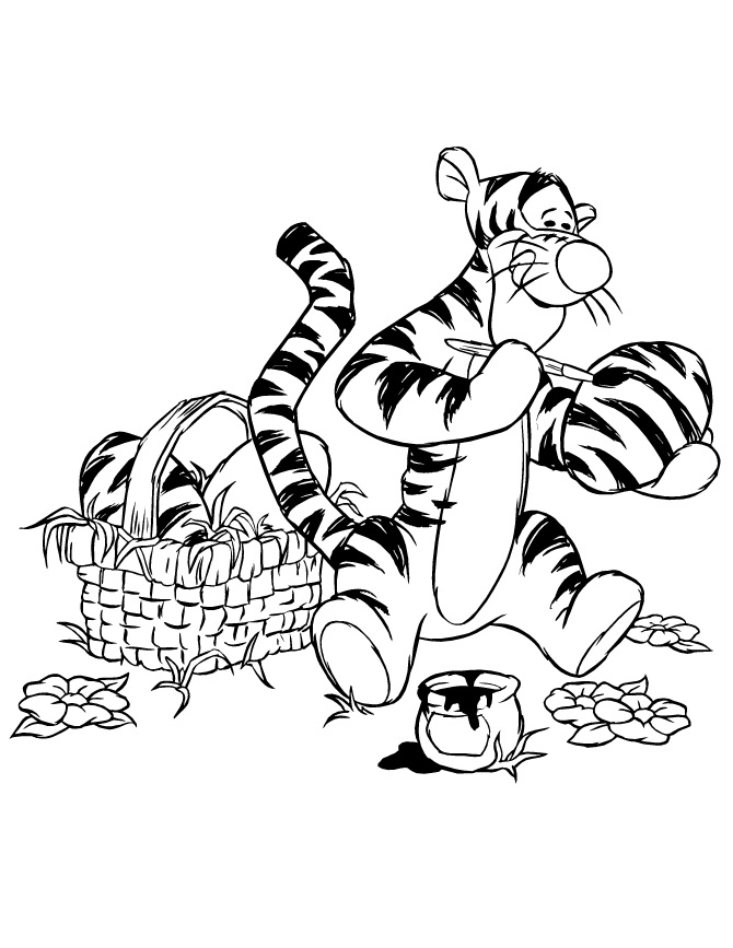 Desenho gratuito Tigger #188252 da colecao Personagens de Desenhos Animados para imprimir