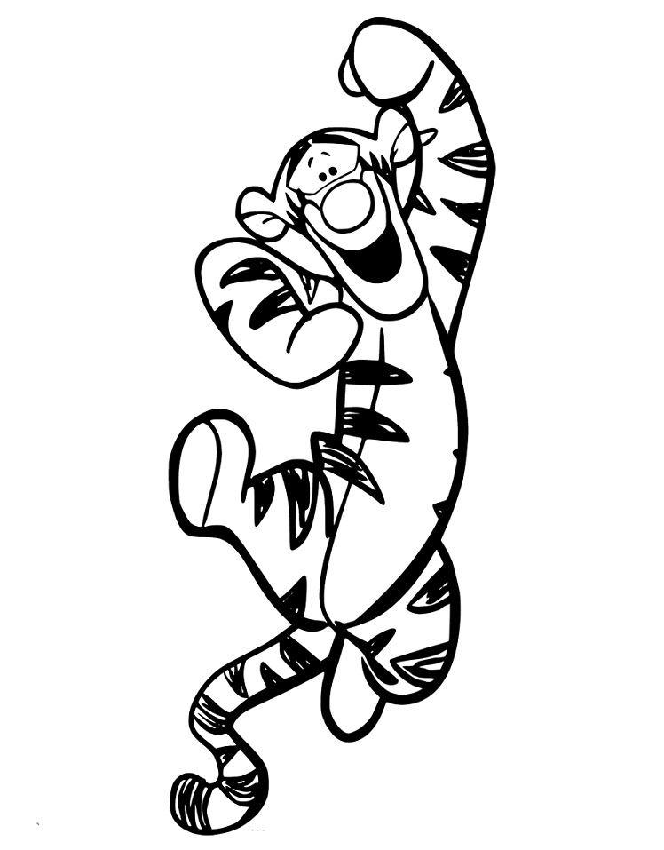 Desenho gratuito Tigger #188270 da colecao Personagens de Desenhos Animados para imprimir