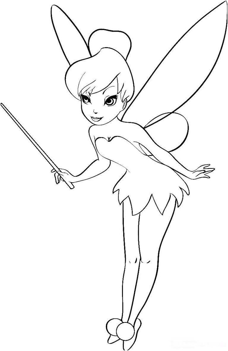 Desenho gratuito Tinker Bell #170498 da colecao Personagens de Desenhos Animados para imprimir