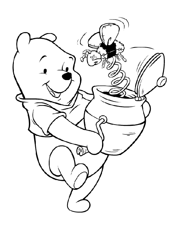Desenho gratuito Ursinho Pooh #28626 da colecao Personagens de Desenhos Animados para imprimir