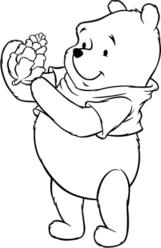 Desenho gratuito Ursinho Pooh #28635 da colecao Personagens de Desenhos Animados para imprimir