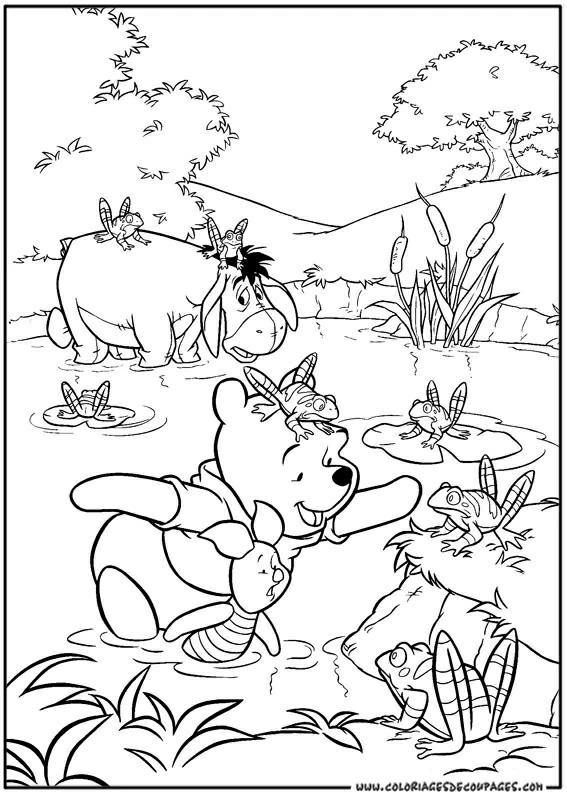 Desenho gratuito Ursinho Pooh #28636 da colecao Personagens de Desenhos Animados para imprimir