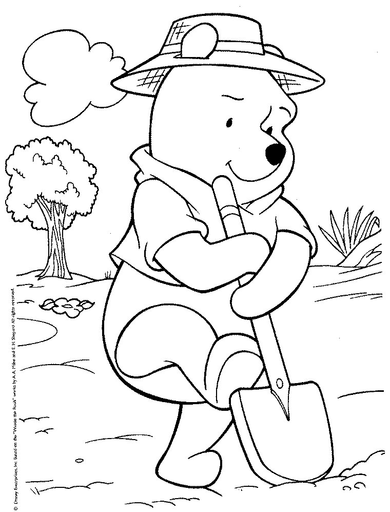 Desenho gratuito Ursinho Pooh #28646 da colecao Personagens de Desenhos Animados para imprimir