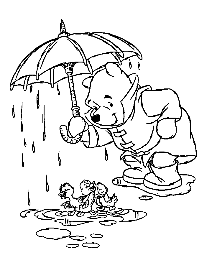 Desenho gratuito Ursinho Pooh #28662 da colecao Personagens de Desenhos Animados para imprimir