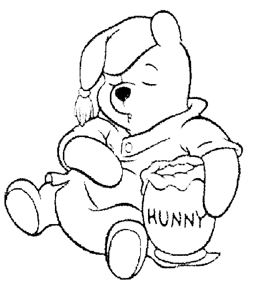 Desenho gratuito Ursinho Pooh #28696 da colecao Personagens de Desenhos Animados para imprimir