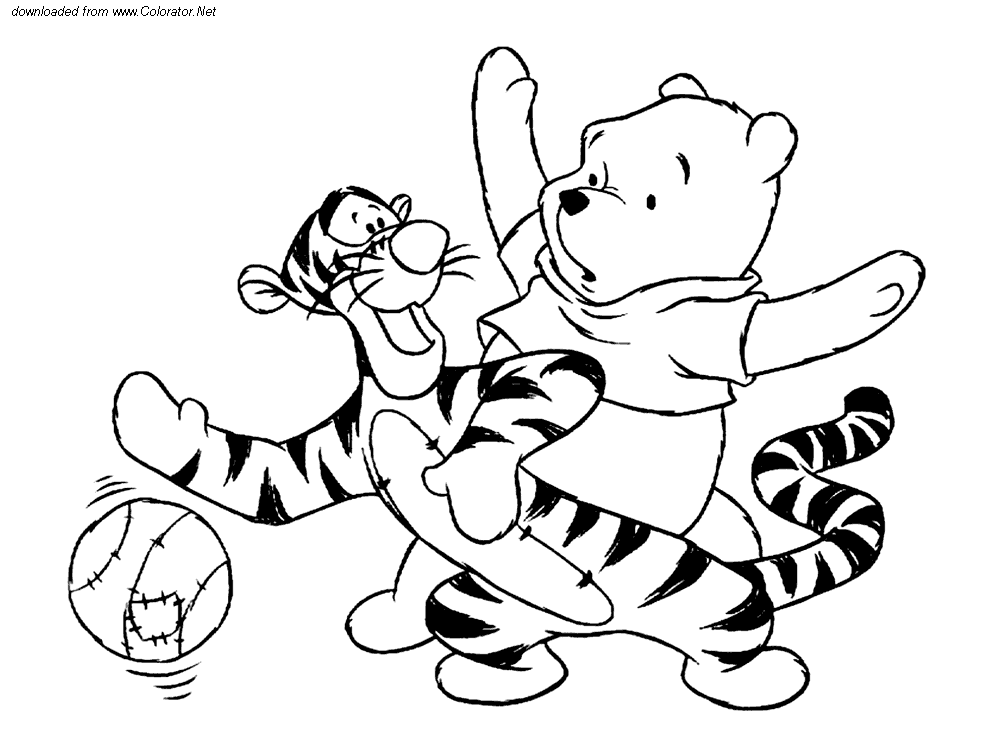 Desenho gratuito Ursinho Pooh #28728 da colecao Personagens de Desenhos Animados para imprimir