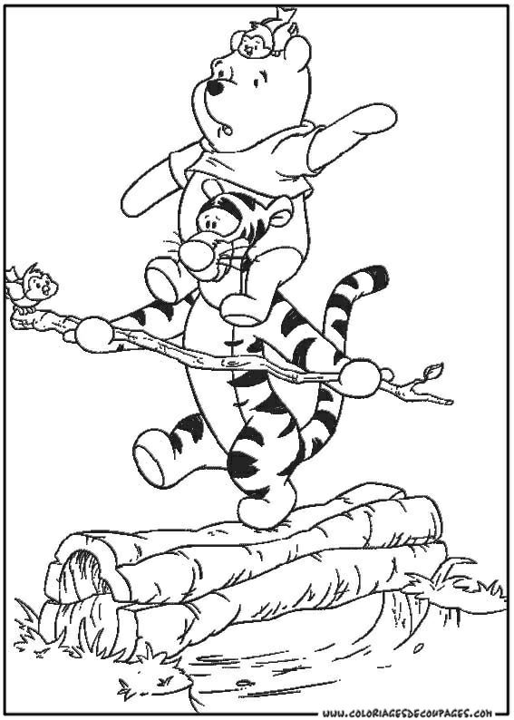 Desenho gratuito Ursinho Pooh #28742 da colecao Personagens de Desenhos Animados para imprimir