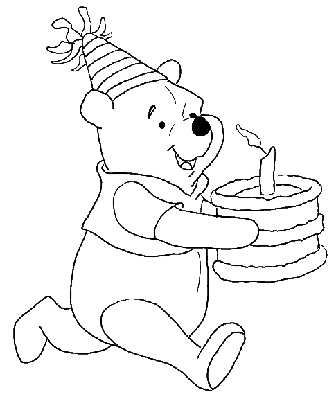 Desenho gratuito Ursinho Pooh #28812 da colecao Personagens de Desenhos Animados para imprimir