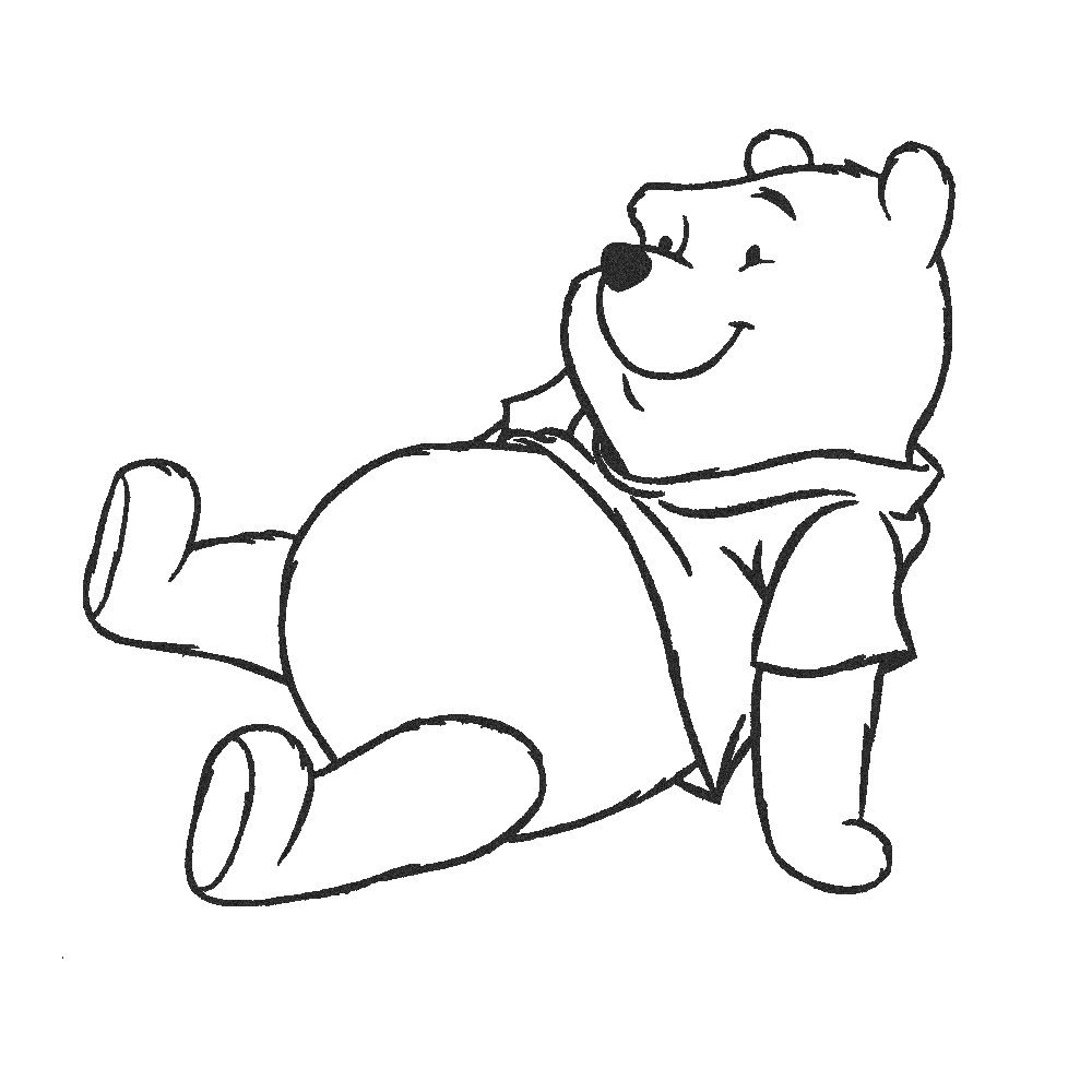Página para colorir: Ursinho Pooh (Personagens de Desenhos Animados) #28885 - Páginas para Colorir Imprimíveis Gratuitamente