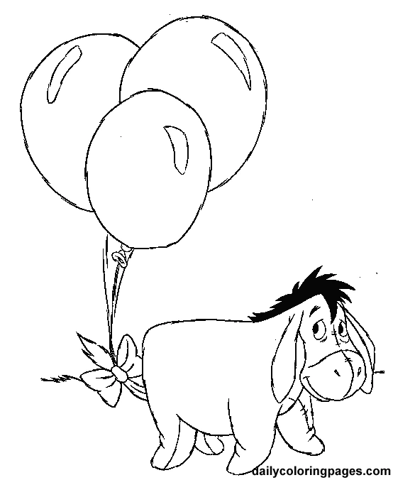 Desenho gratuito Ursinho Pooh #28960 da colecao Personagens de Desenhos Animados para imprimir