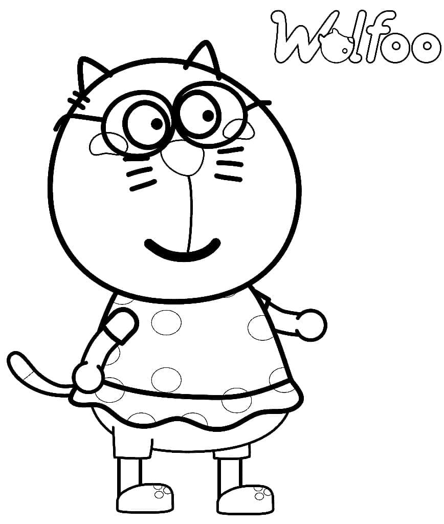 Desenho gratuito Wolfoo #185568 da colecao Personagens de Desenhos Animados para imprimir