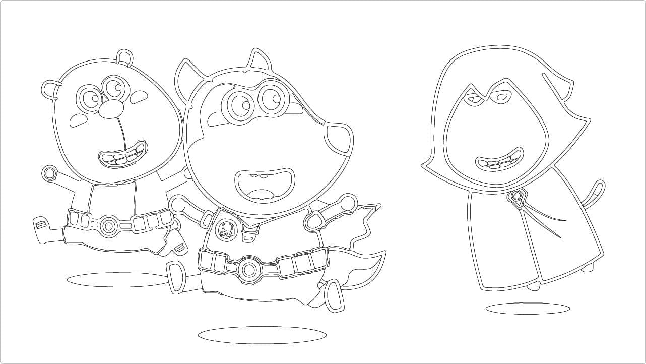Desenho gratuito Wolfoo #185596 da colecao Personagens de Desenhos Animados para imprimir