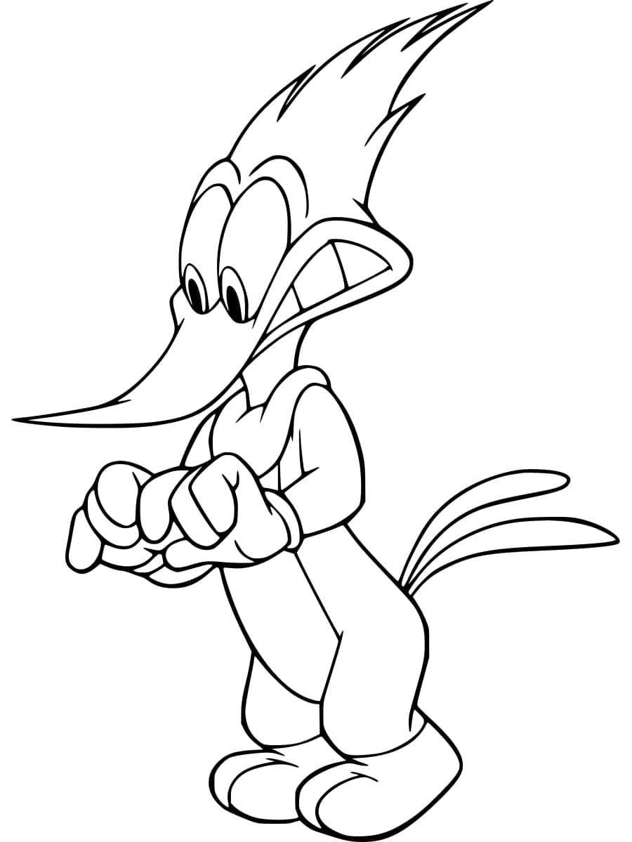 Desenho gratuito Woody Woodpecker #208891 da colecao Personagens de Desenhos Animados para imprimir