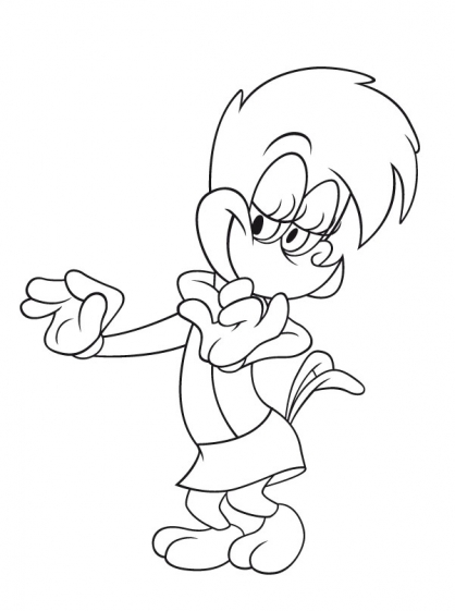 Página para colorir: Woody Woodpecker (Personagens de Desenhos Animados) #28424 - Páginas para Colorir Imprimíveis Gratuitamente